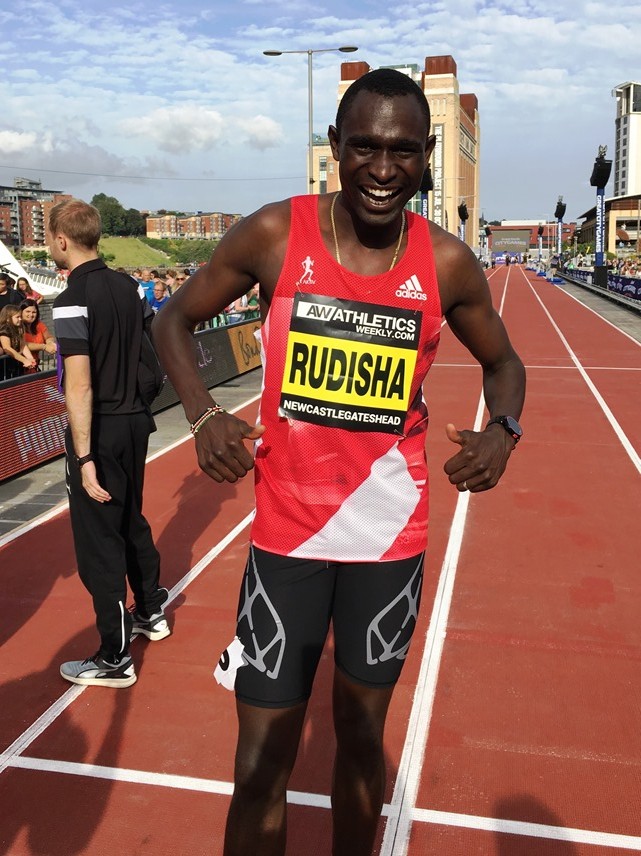 RRW David Rudisha Runs Fast 500m At Great North CityGames