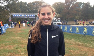 Mary Cain post-race (photo by Chris Lotsbom for Race Results Weekly)