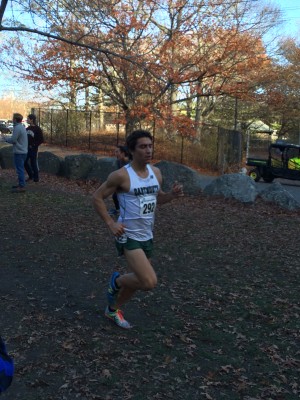 Senior Dan Salas leads the Dartmouth men