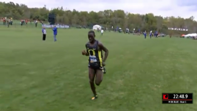 Cheserek coasted to an easy win in Terre Haute