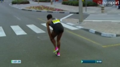 Sadly, Bekele would barely make it past halfway