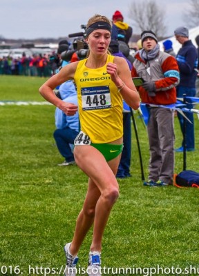 Rainsberger delivered a massive run to lead the Ducks at NCAA XC in November