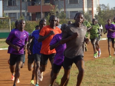 Kipchoge Training in Shoes