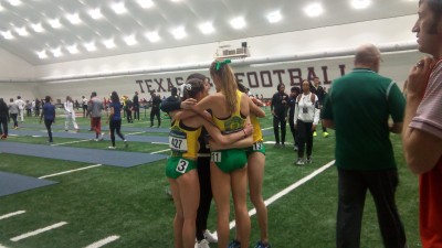 Maurica Powell's distance runners went 3-4 in the 3k