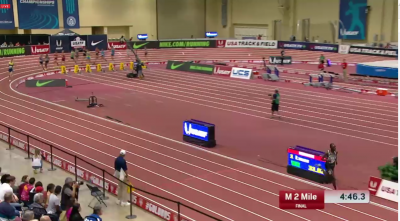 Chelimo was utterly dominant at USA indoors