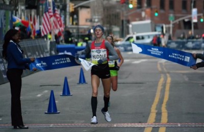 Huddle won her third straight NYC Half title in March