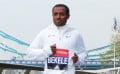 Kenenisa Bekele prior to the 2017 Virgin Money London Marathon (photo by Jane Monti for Race Results Weekly)