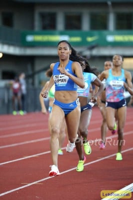 Lipsey en route to victory at the Prefontaine Classic in May