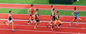 PHOTO: Craig Engels winning his preliminary 1500m heat at the 2017 NCAA Division I Track & Field Championships (photo by Chris Lotsbom for Race Results Weekly)