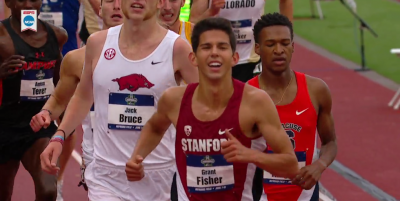 Fisher relied on his kick to win the 5k last spring