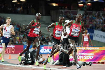 Kiprop closed the gap but paid the price