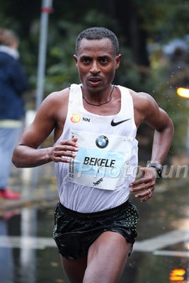 Kenenisa Bekele at 2017 BMW Berlin Marathon