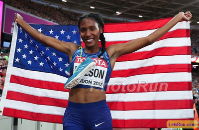 Wilson earned a world outdoor bronze last year