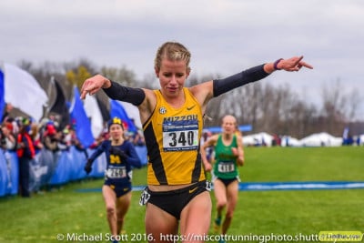Schweizer won her first NCAA title at 2016 NCAA XC and has added four more since then