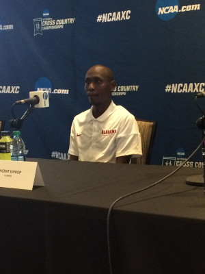 Alabama's Vincent Kiprop