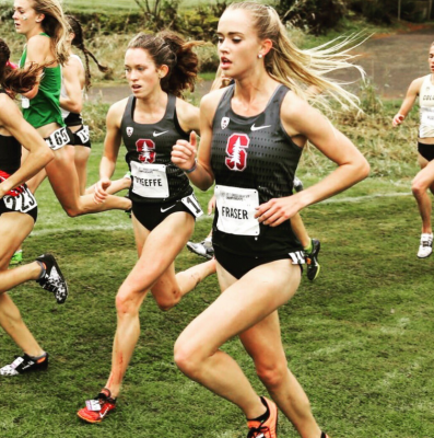 If Stanford is to win, OKeeffe and Fraser right) will need to deliver on the big stage. Photo courtesy StanfordXCTF.