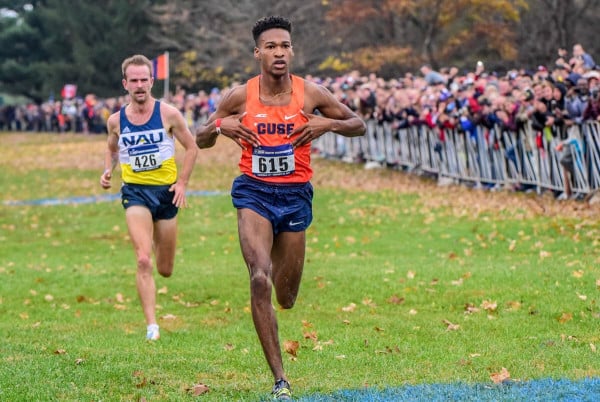 Justyn Knight Wins 2017 NCAA Cross Country Crown - photo by Mike Scott