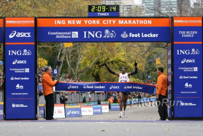 Meb Win the 2009 ING NYC Marathon