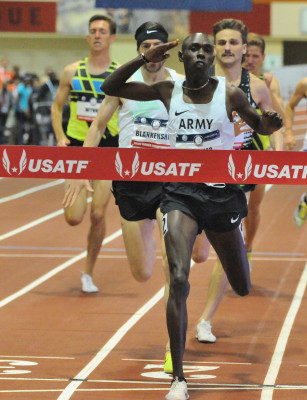 Chelimo completed a 1500/3k double at USAs