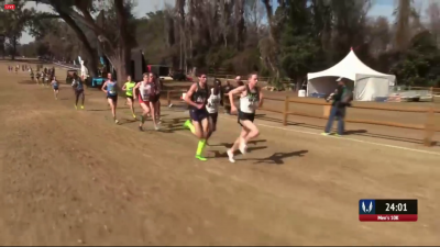 Galen Rupp leading XC