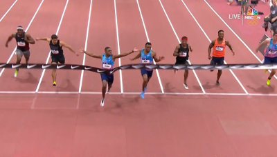 Christian Coleman - the new WR holder at 60 meters