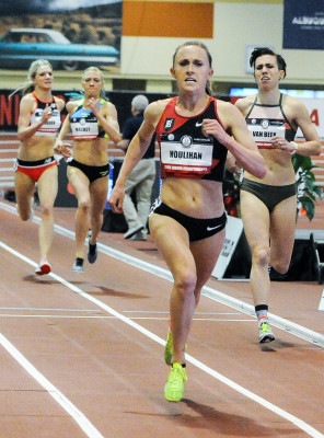 Houlihan looked terrific in winning the 1500 & 3k at USAs (Phil Bond photo)