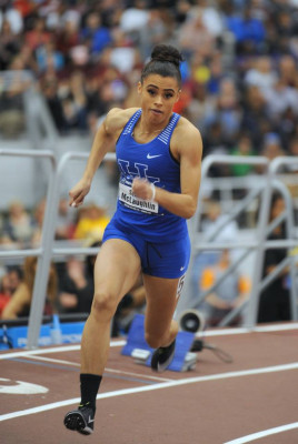 McLaughlin is set to run her first 400 hurdles race of 2018 on Friday (photo by Bert Richardson)