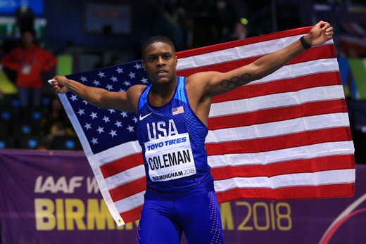 Remember this night: Christian Coleman's first world title © Getty Images for IAAF