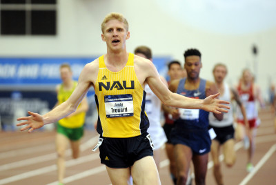 Andy Trouard Wins NCAA 3000m (photo via Bert Richardson)