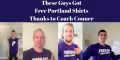 Free Portland Shirts Thanks to Coach Conner