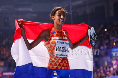 Sifan Hassan at World Indoors