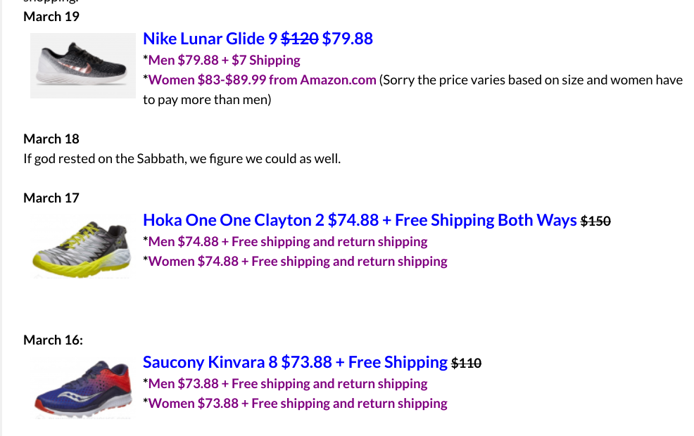 Running Deal of the Day Archives LetsRun