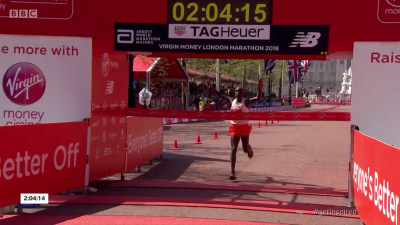 Kipchoge wins