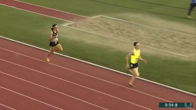 Gregorek leading before finish