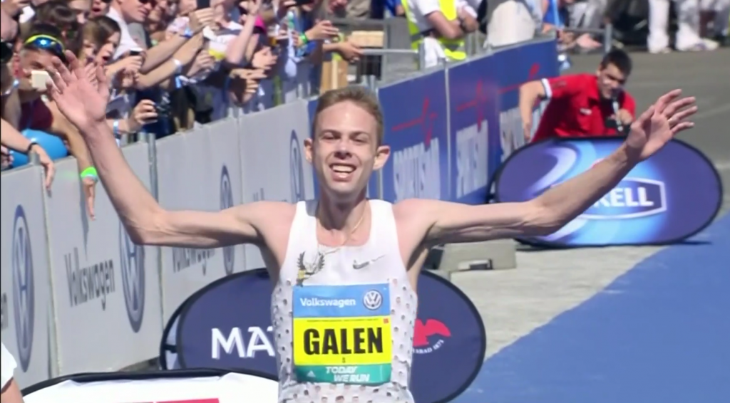 Galen Rupp all smiles on winning Prague