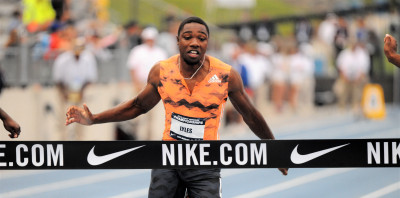 Lyles with USATF title #1 of ???? (Photo by Phil Bond)