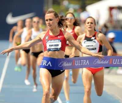 Houlihan took down Simpson in Des Moines but Semenya represents a different challenge (photo by Phil Bond)