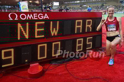 Courtney Frerichs after breaking American record