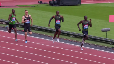 Korir pulling away in London