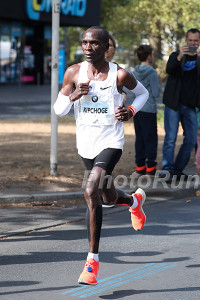 Eliud Kipchoge all alone