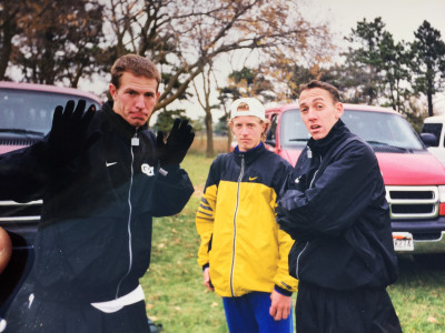 Chris Lear (center) and Adam Goucher (right)- photo from Chris Lear