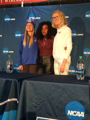 Allie Ostrander, Weini Kelati, & Alicia Monson