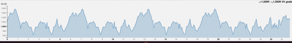 Austin Marathon Elevation Chart