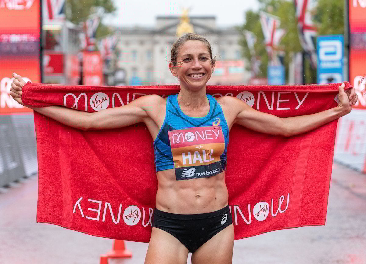Sarah Hall Boston Marathon 2025 Alysia Auberta
