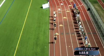 Edwin Merritt Mile Record vs Matthew Centrowitz