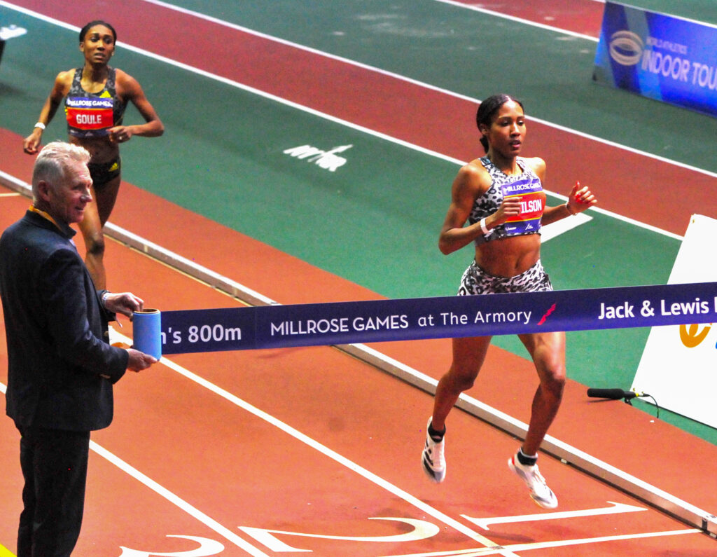 Ajee Wilson Wins Millrose 800 2022