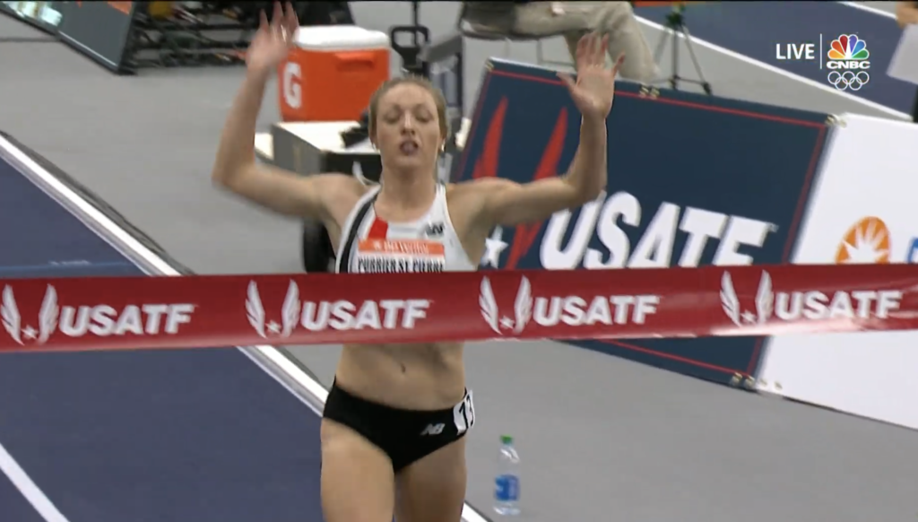 Elle Purrier St. Pierre Wins 2022 Indoor 3000 Title USATF