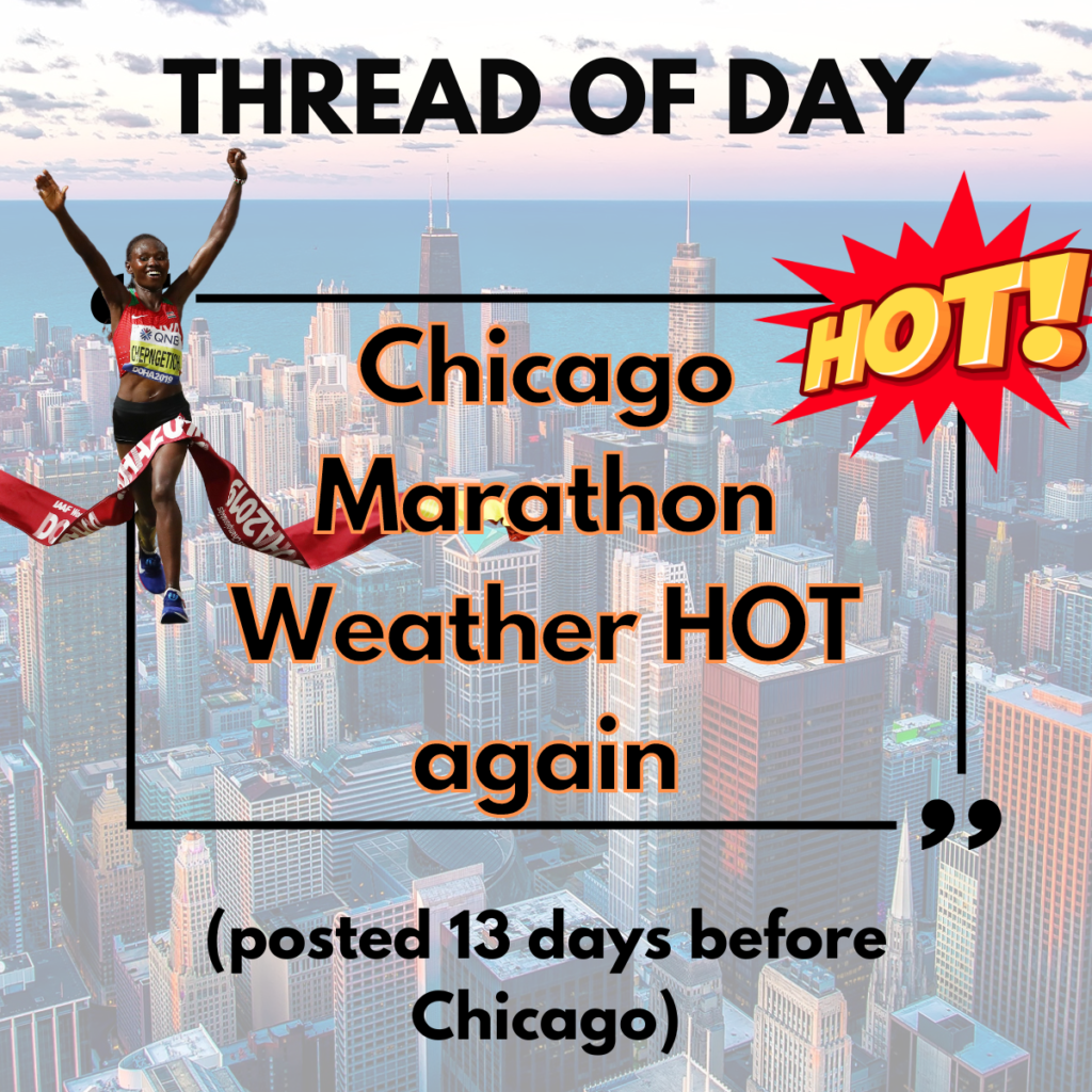 Chicago Marathon Hot Weather