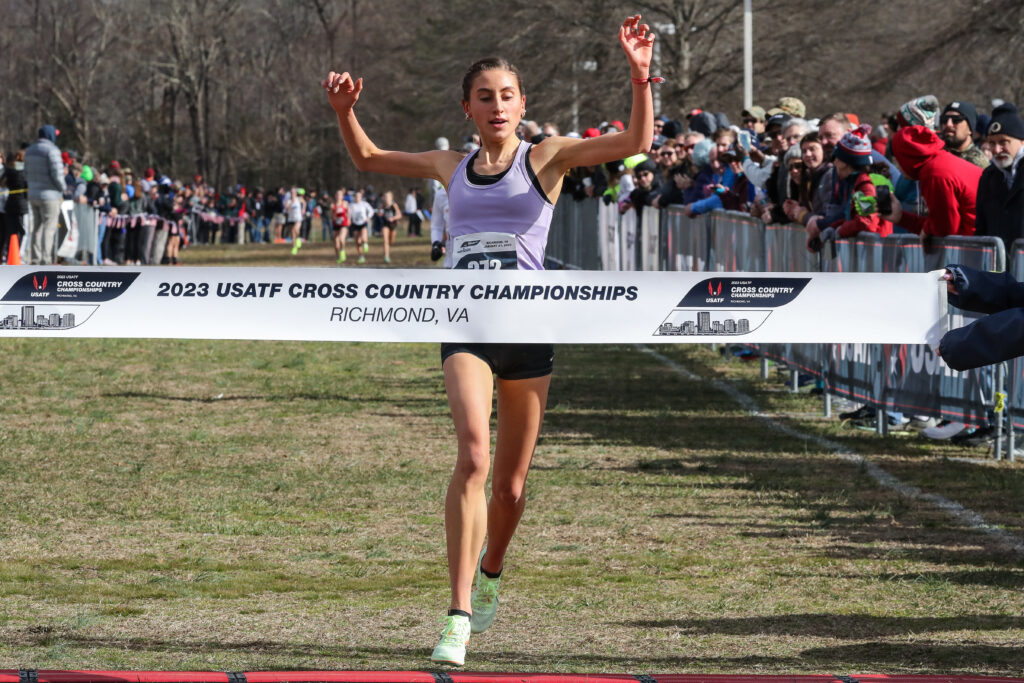 Irene Riggs Wins 2023 USATF U20 Cross Country Championship