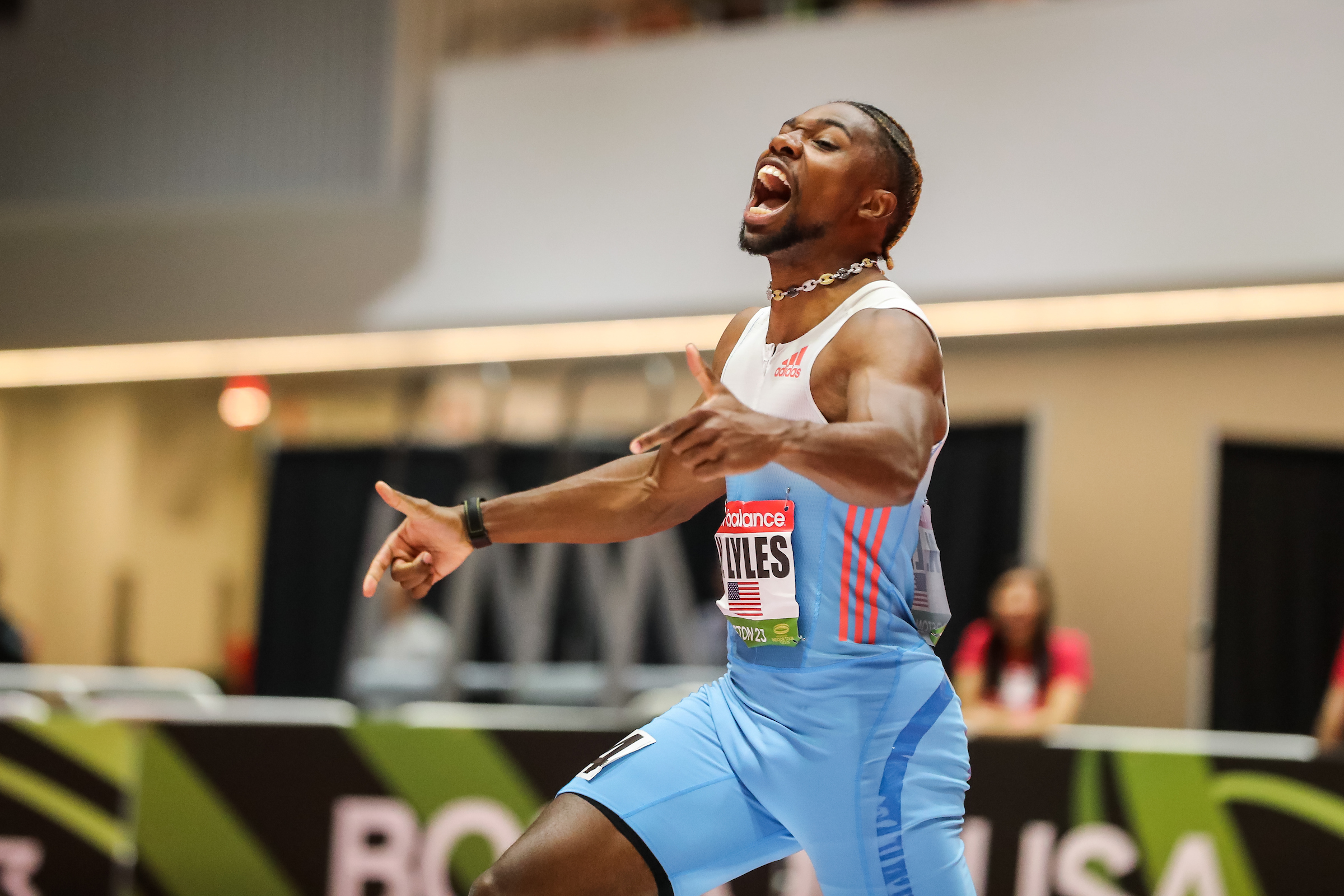 Noah Lyles Edges Trayvon Bromell in 60m, Starts Chase of 100/200 Double